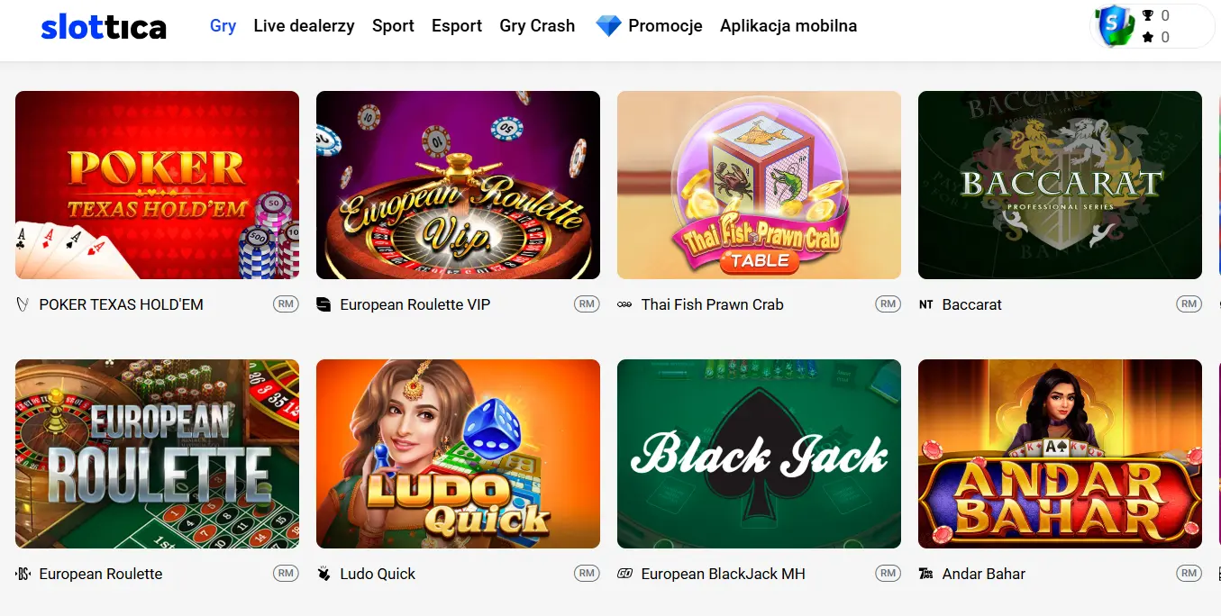Kasyno online Polska Slottica